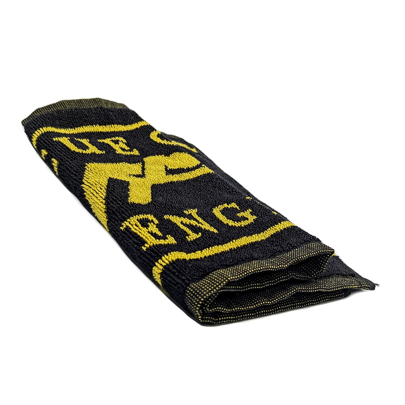 Cue Craft Black and Gold Towel Folded