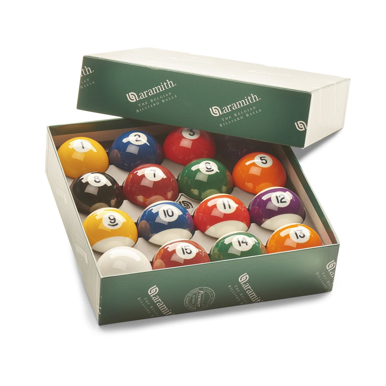 Aramith Premier 2 inch Pool Balls Spots and Stripes