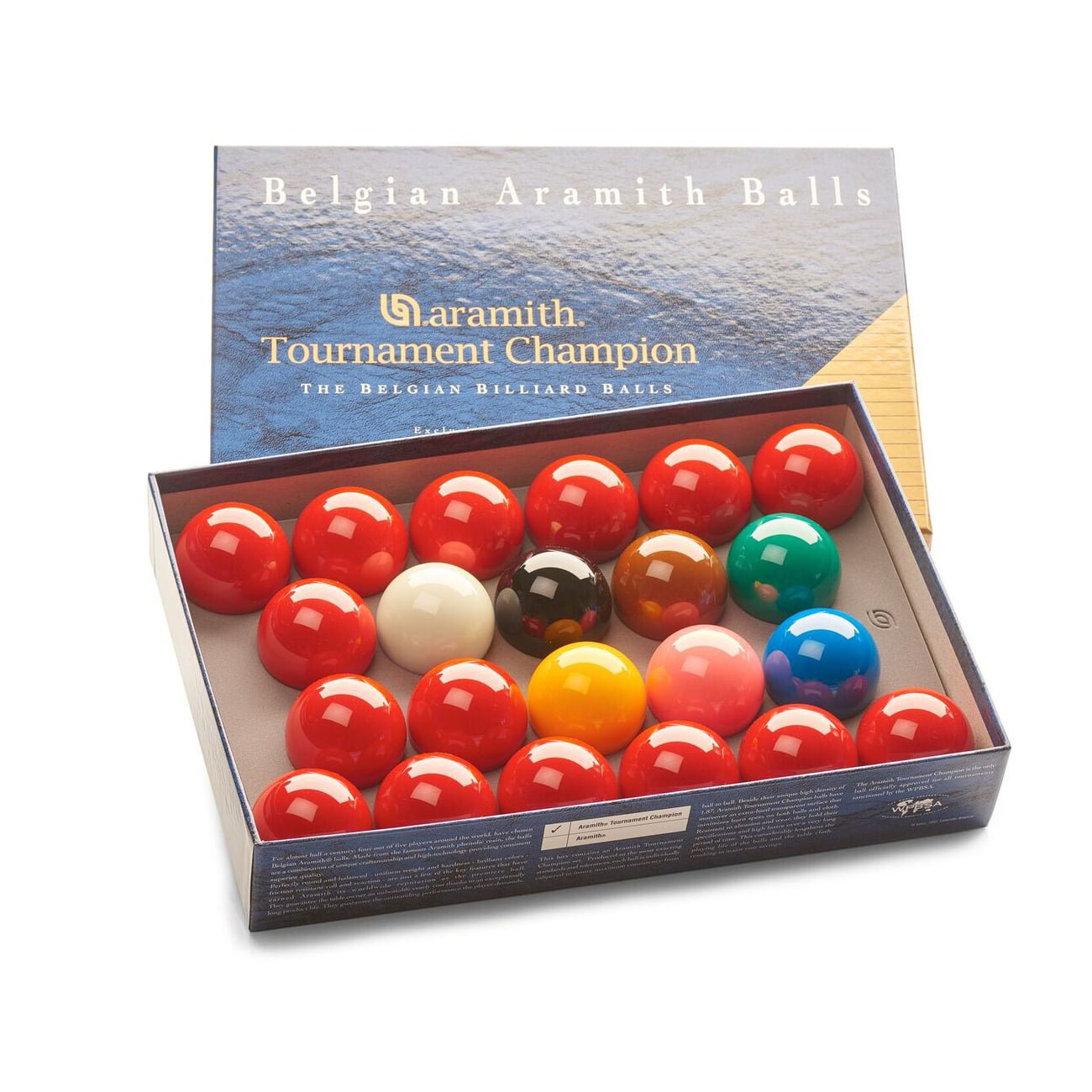 Aramith Tournament Championship Snooker Balls 2 1/16 inch