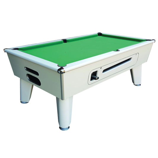Blackball Club White Pool Table