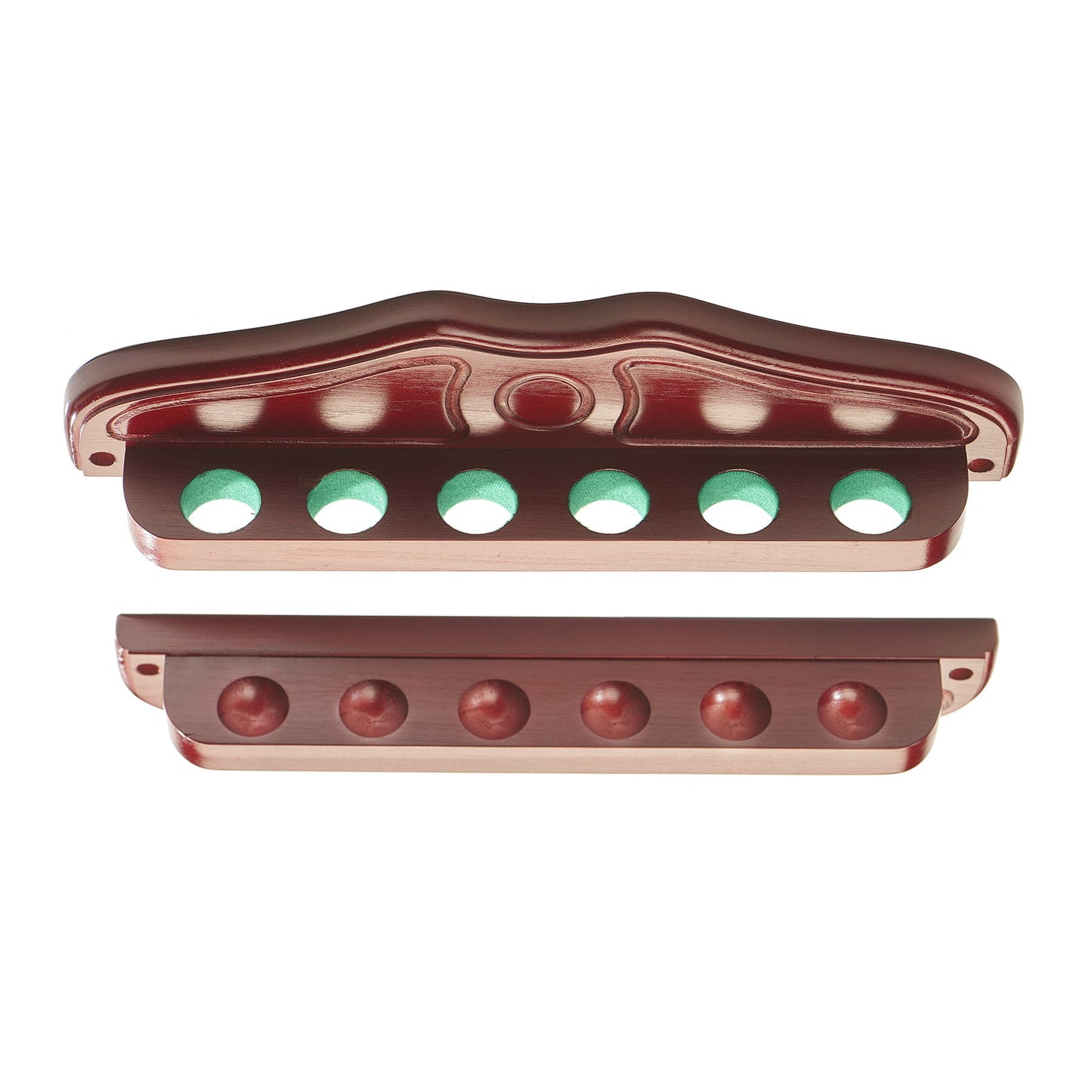 Club Quality Cue Rack with Baize Lined Holes