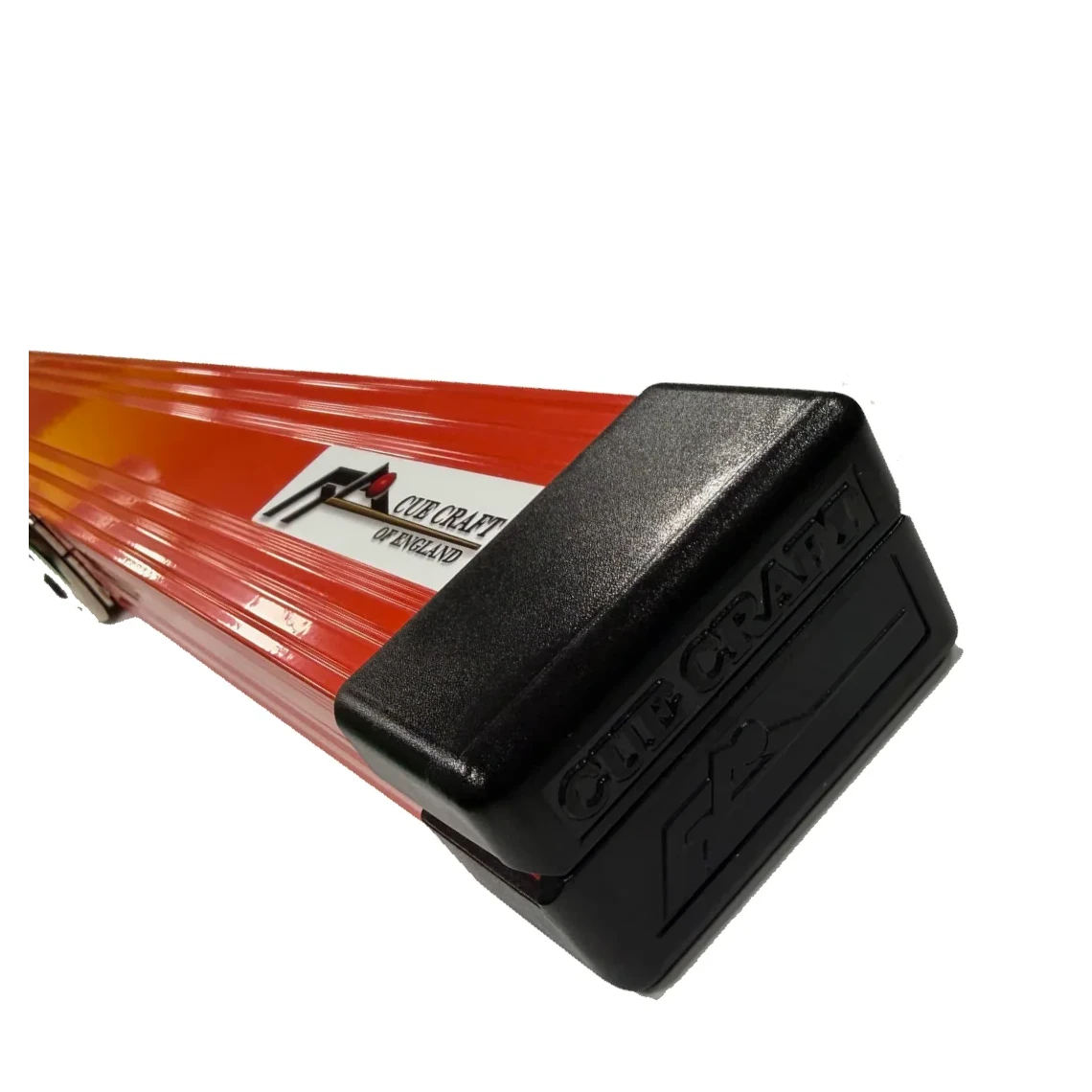 Cue Craft Orange 3 Piece Aluminium Snooker Cue Case