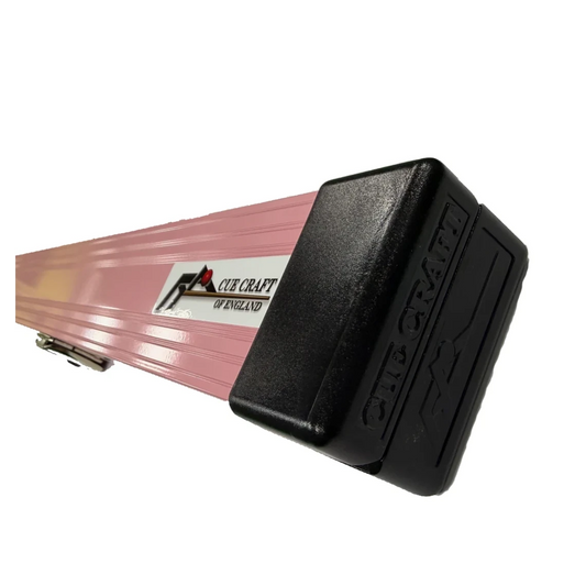 Cue Craft Pink 3 Piece Aluminium Snooker Cue Case