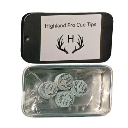 Highland Pro Cue Tips - Hard