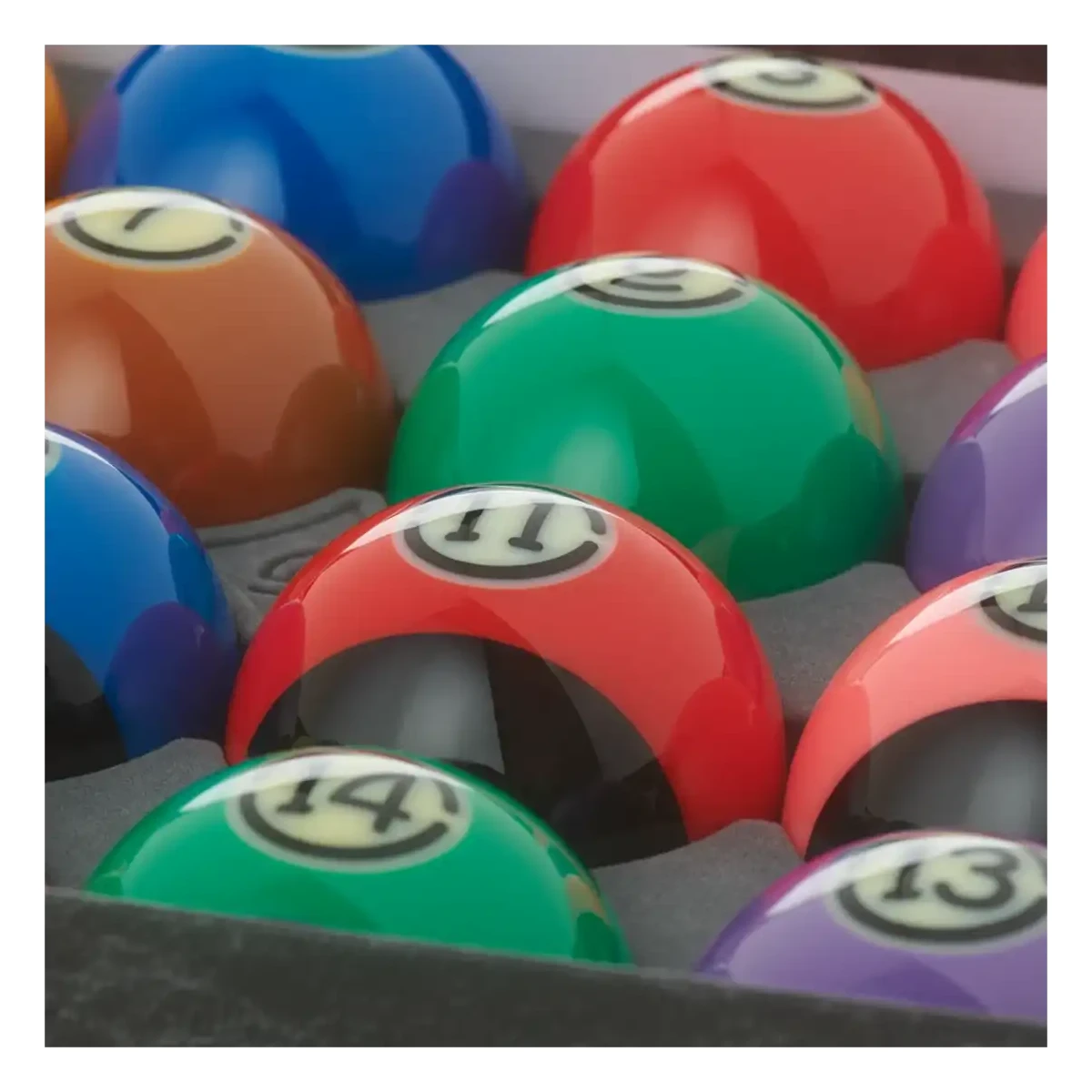 Aramith 2¼-Inch Tournament Black Pool Ball Set – Cue Craft