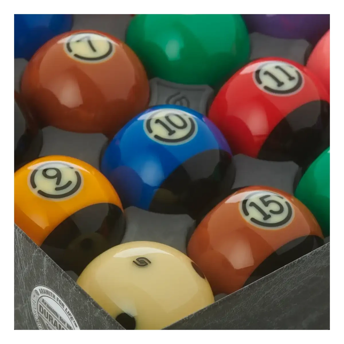 Aramith 2¼-Inch Tournament Black Pool Ball Set – Cue Craft