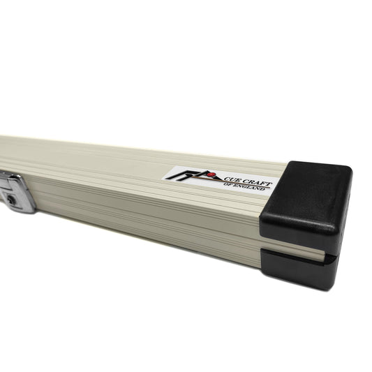 Cue Craft White 1 Piece Aluminium Snooker Cue Case