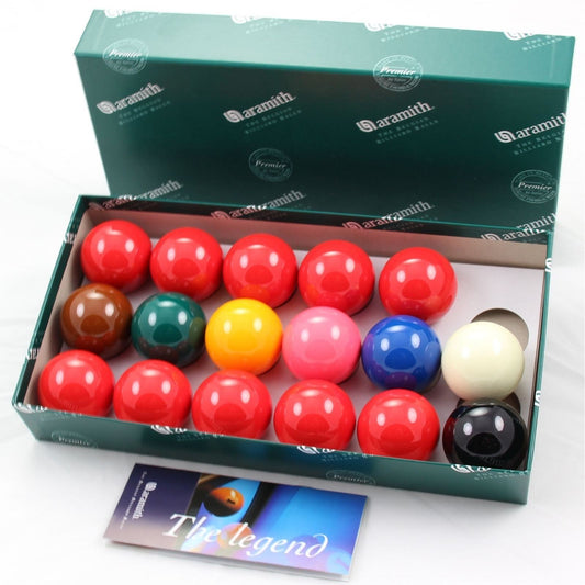 Aramith Premier Snooker Balls 10 Reds 6 ball sizes