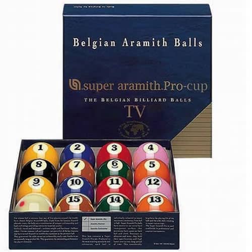 Super Aramith PRO-CUP 2 1/4 TV American Pool Balls