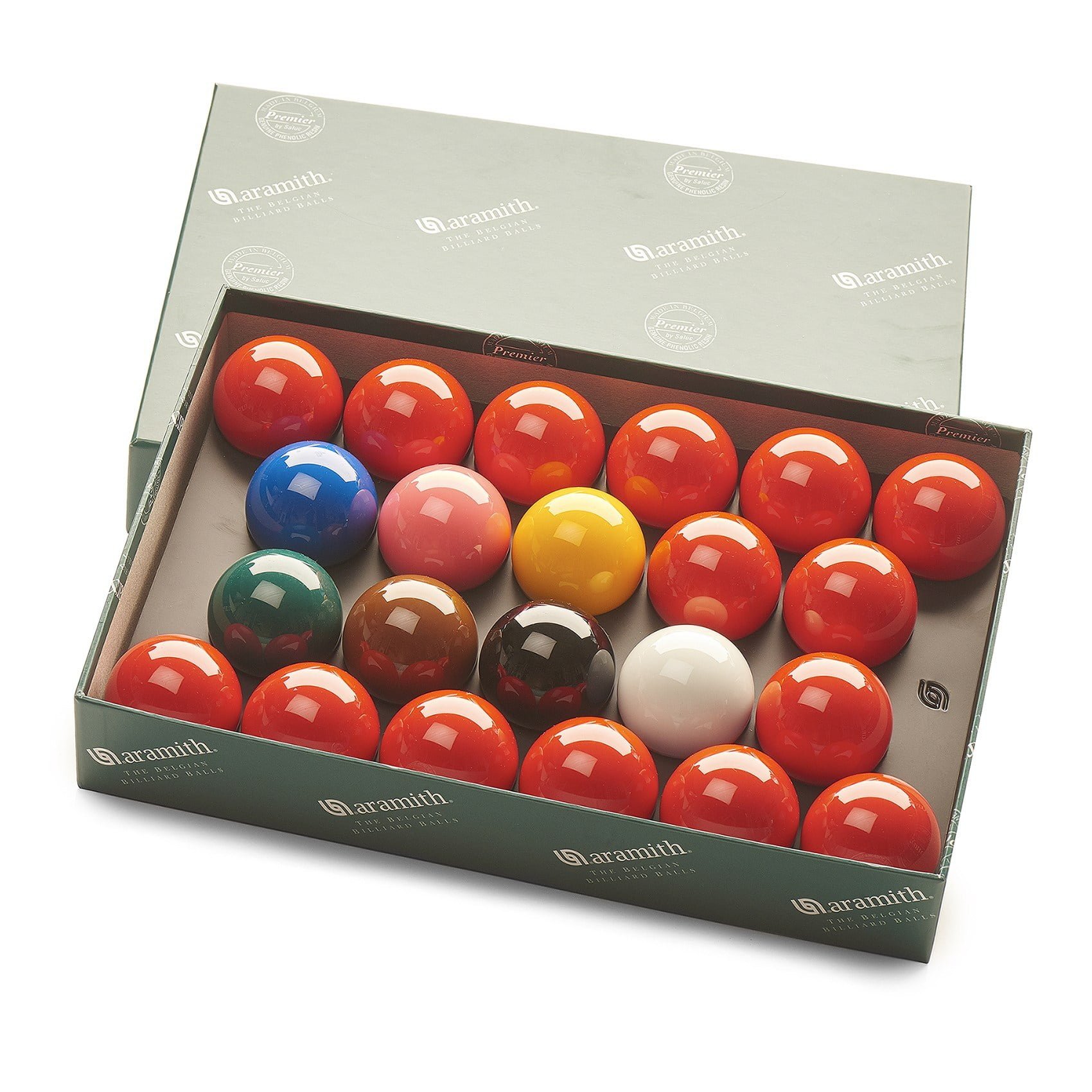 Complete 22 Ball Set Aramith 2-1/8 Snooker Billiard/Pool Balls 